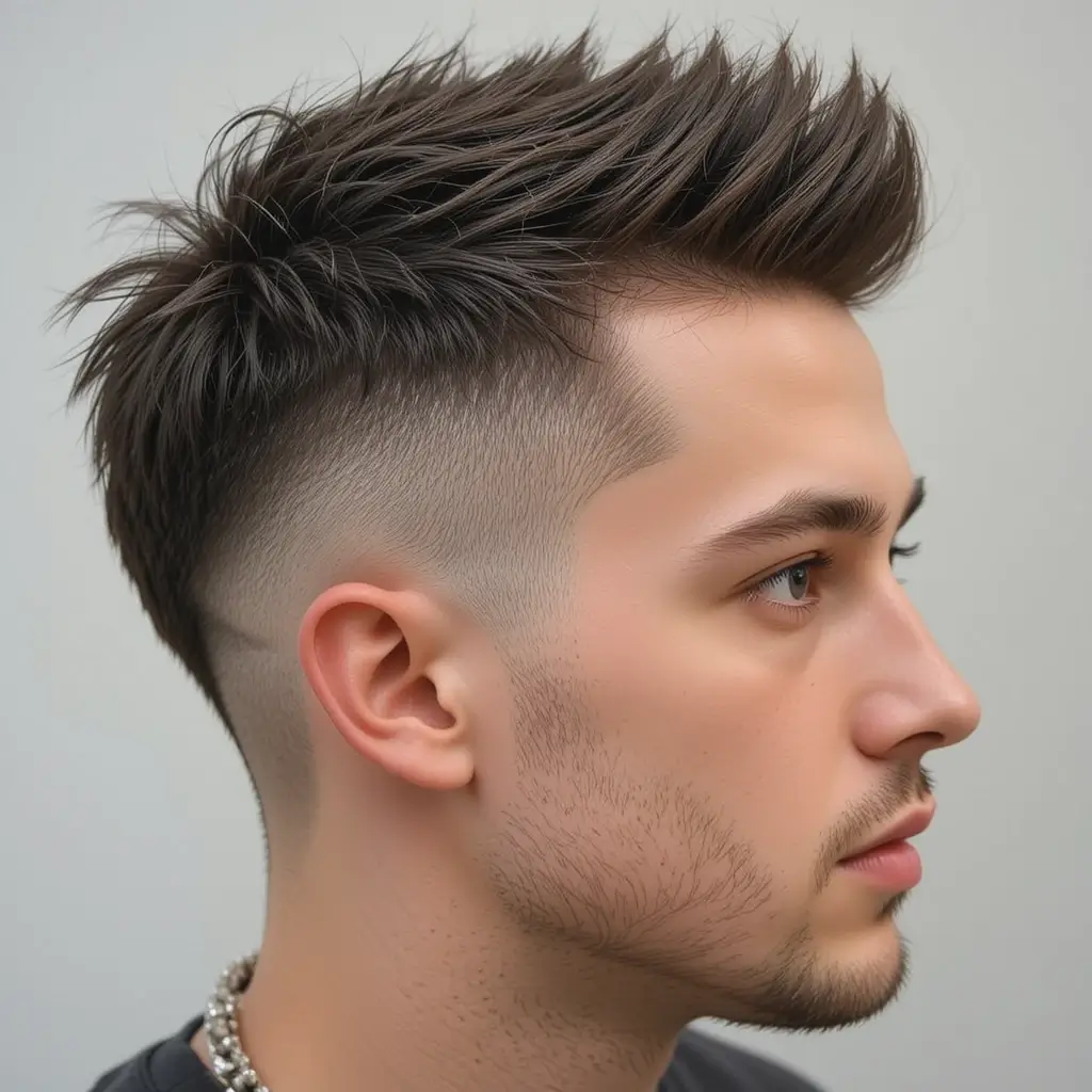 Low Fade with Short Spikes