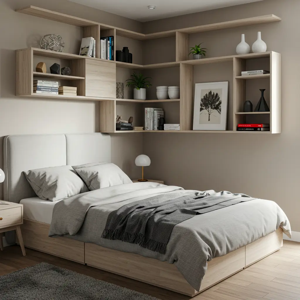Maximize Corners with L-Shaped Shelves