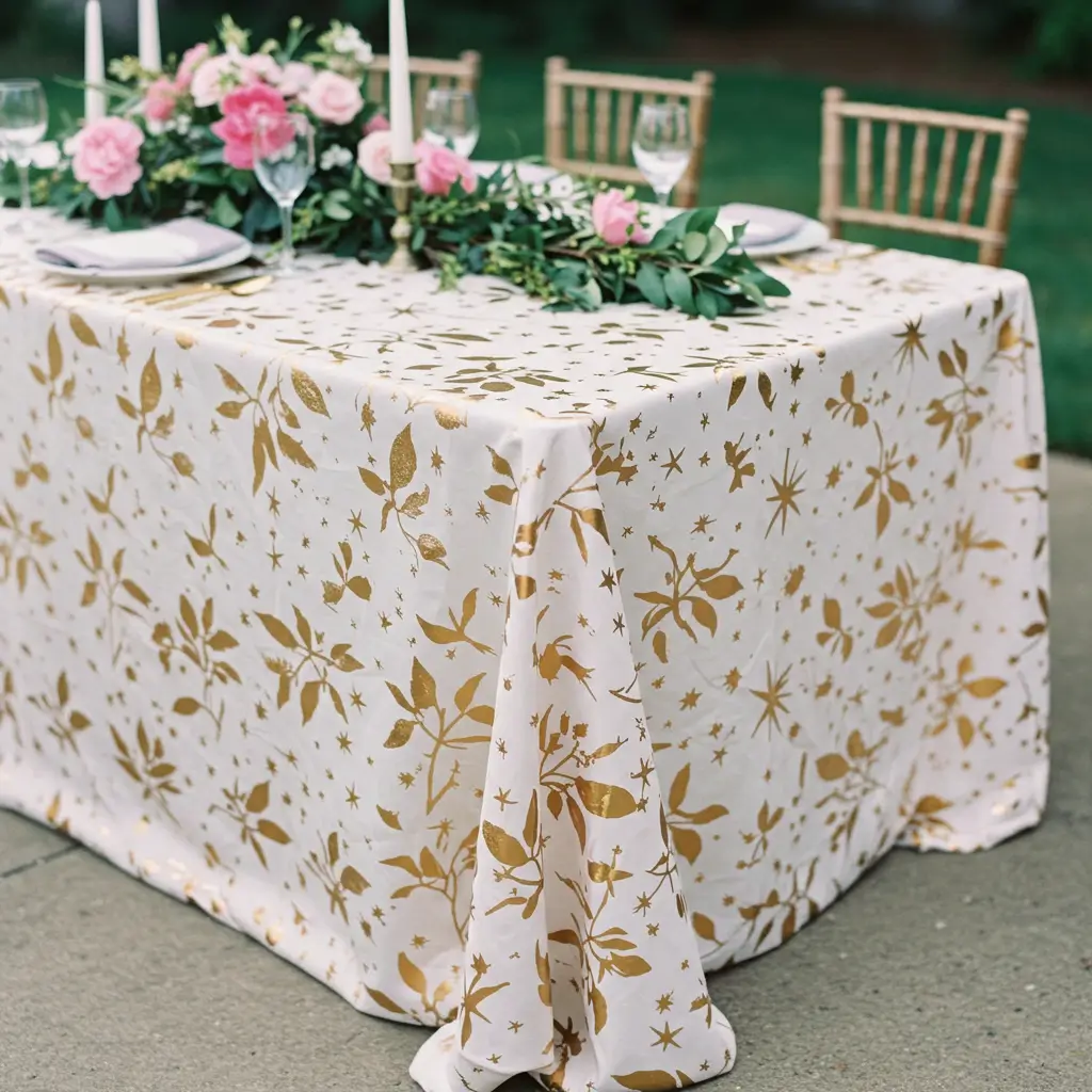 Metallic Foil Prints for Contemporary Glam