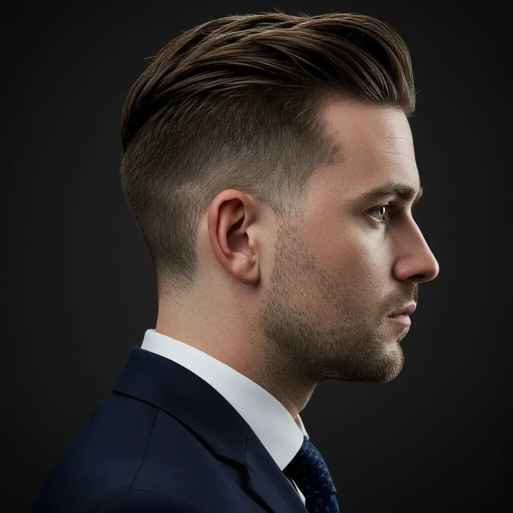 Mid Skin Fade with Textured Top