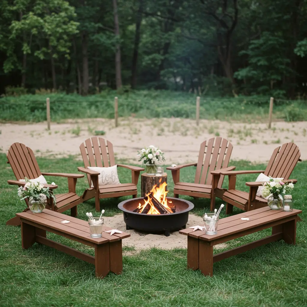 Mini Bonfire Seating Area