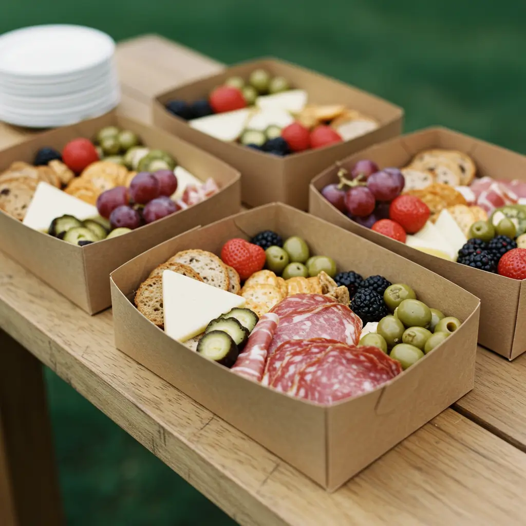Mini Charcuterie Boards or Picnic Boxes