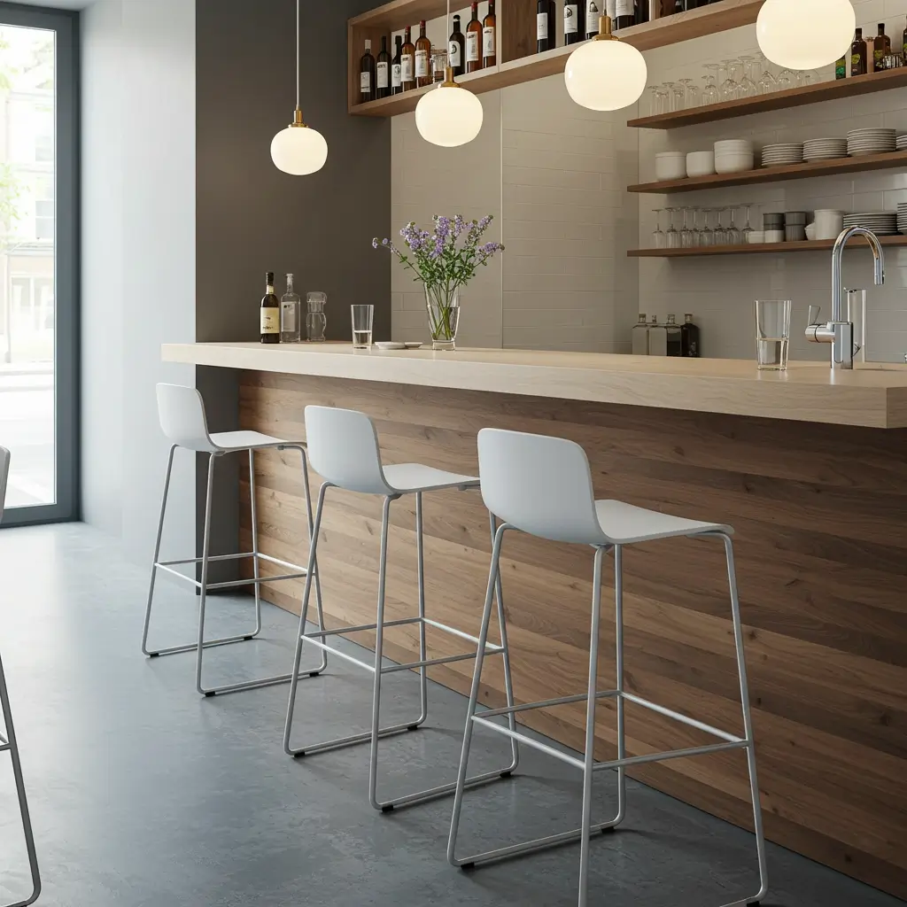 Minimalist Bar Seating