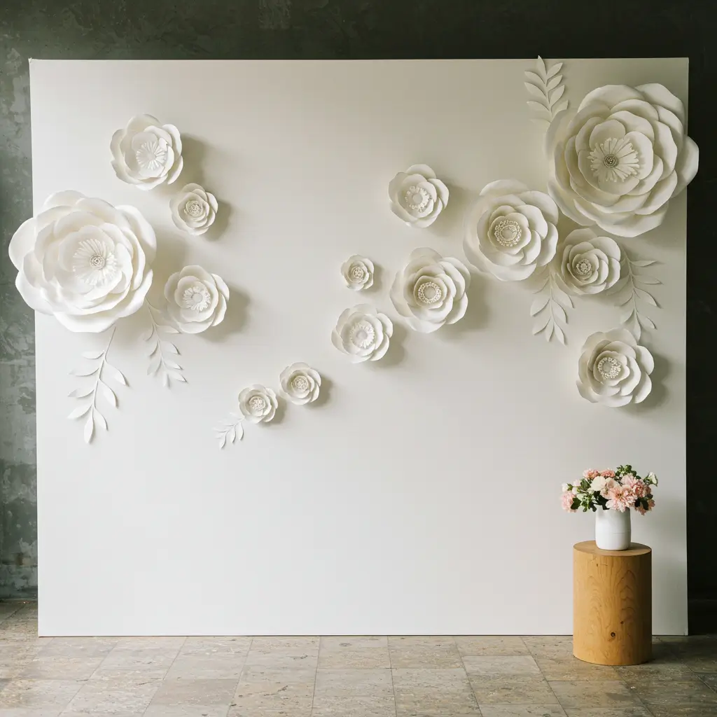 Minimalist Paper Flowers