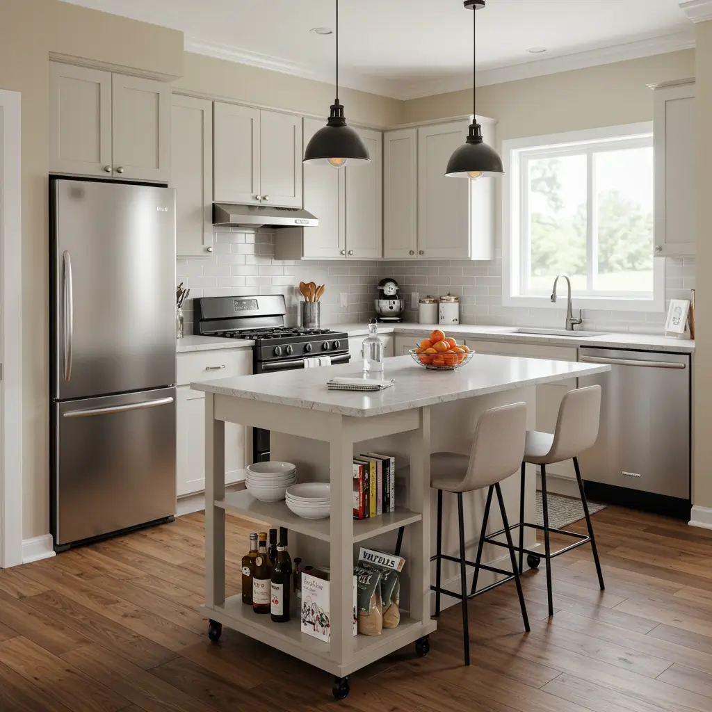Multi-Functional Kitchen Island