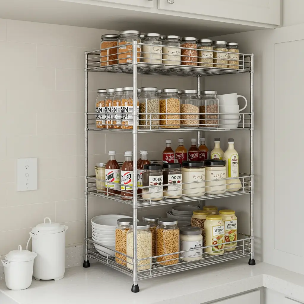 Multi-Tiered Shelf Organizers