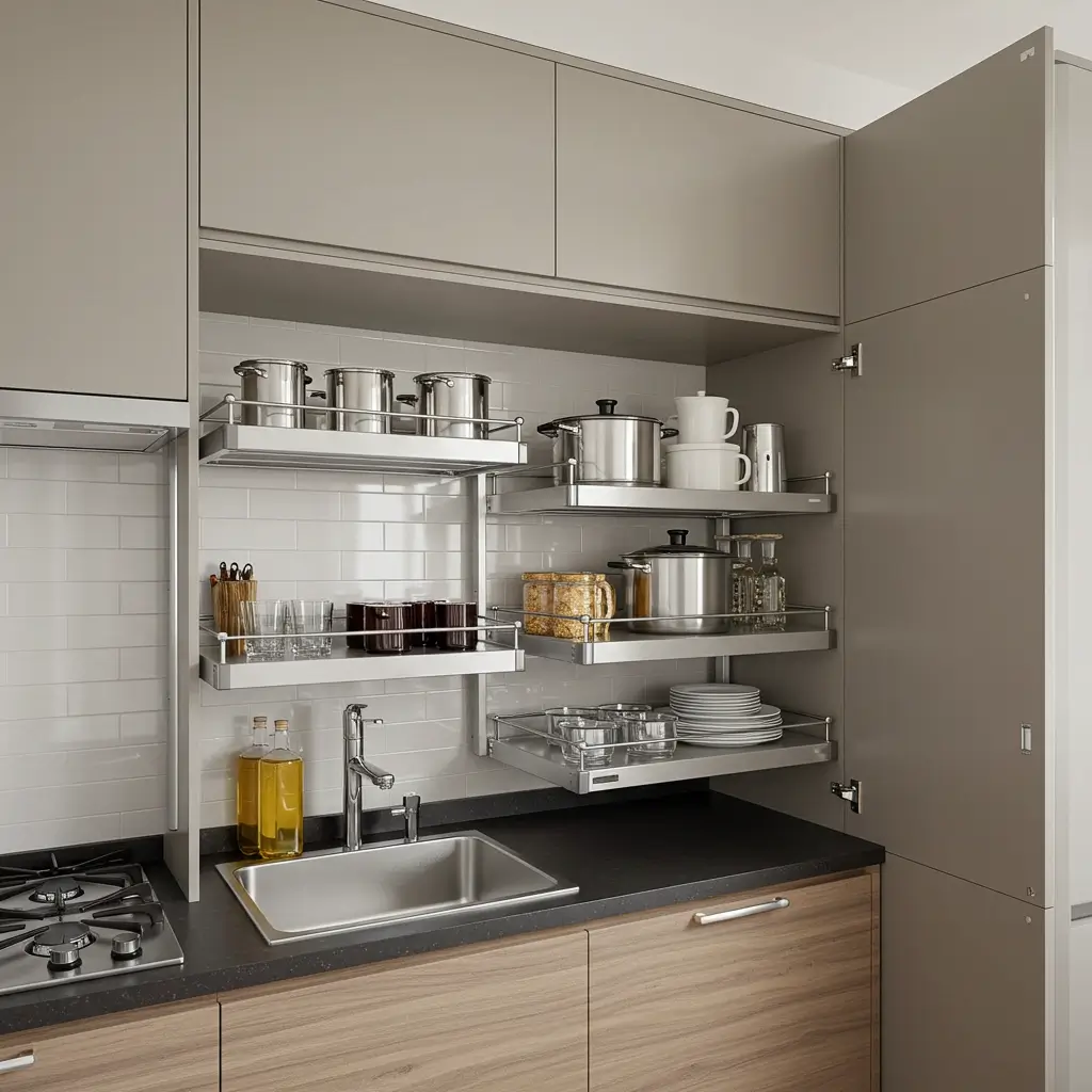 Multi-Tiered Shelving