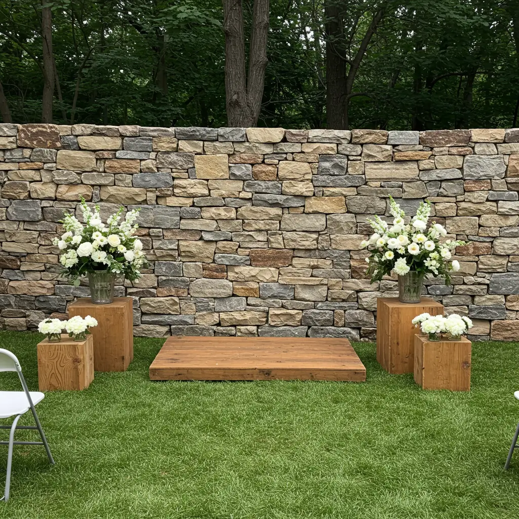 Natural Stone Wall