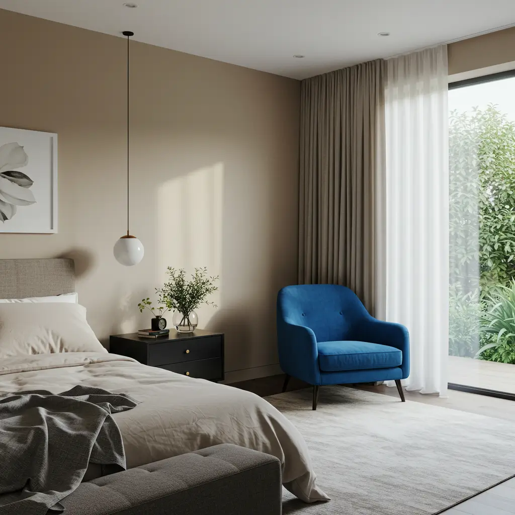 Neutral Colors with Bold Accents