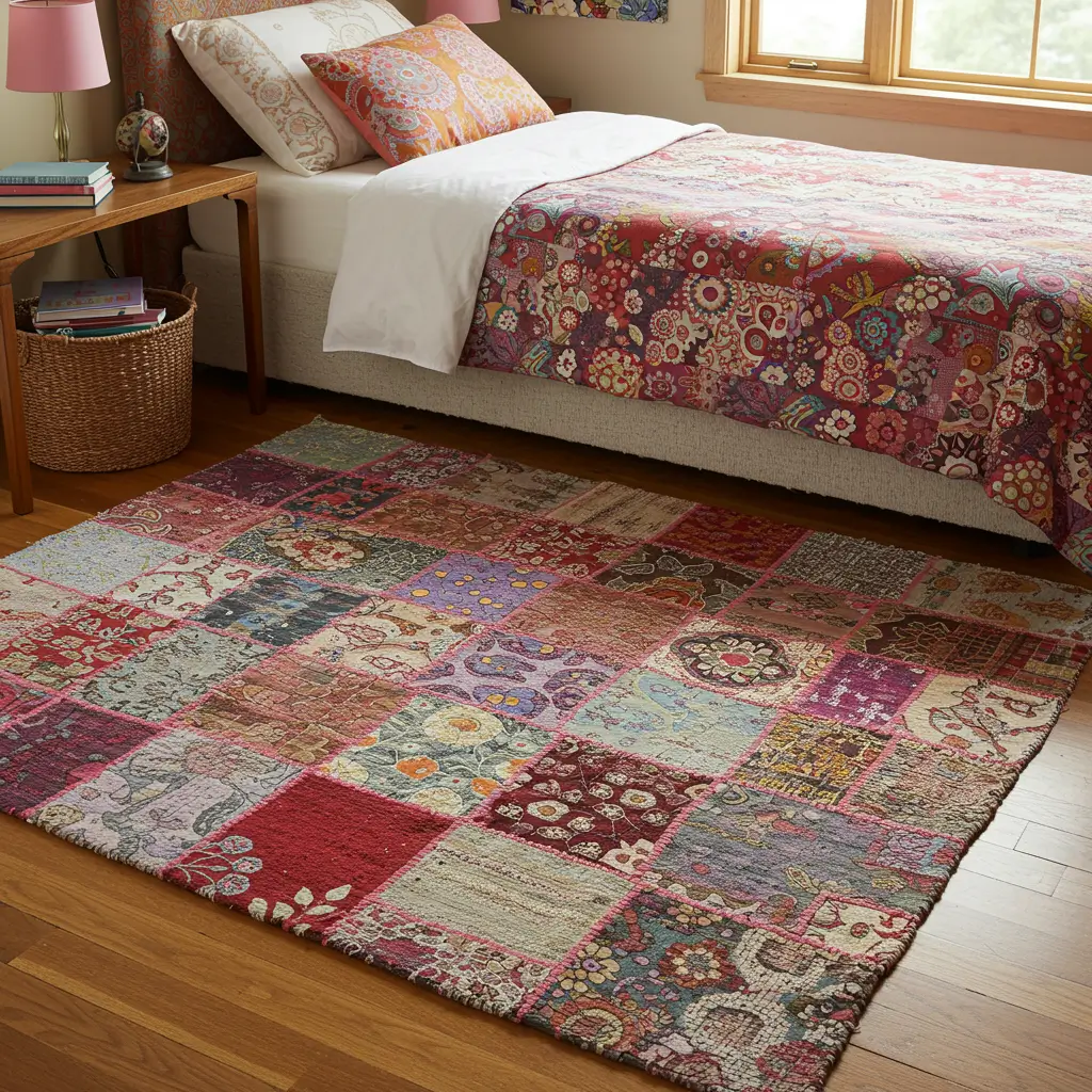 Patchwork Floor Mats or Rag Rugs