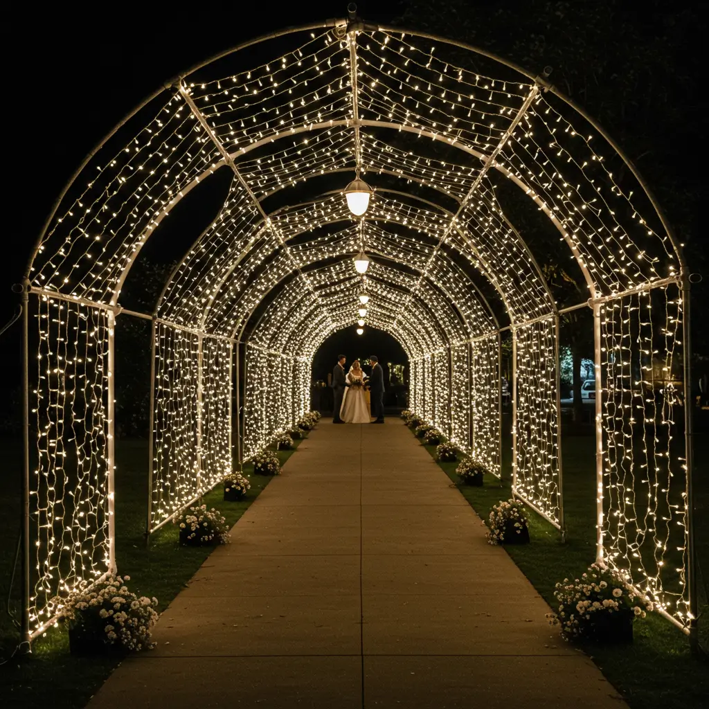 Pathway Fairy Light Tunnels