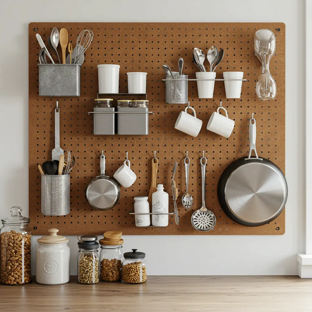 Pegboard Wall Organizer