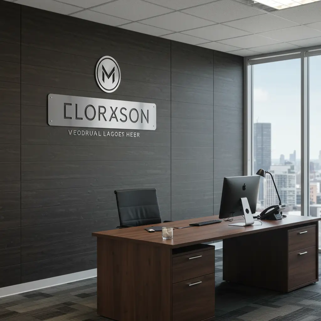 Personalized Nameplate or Logo Wall