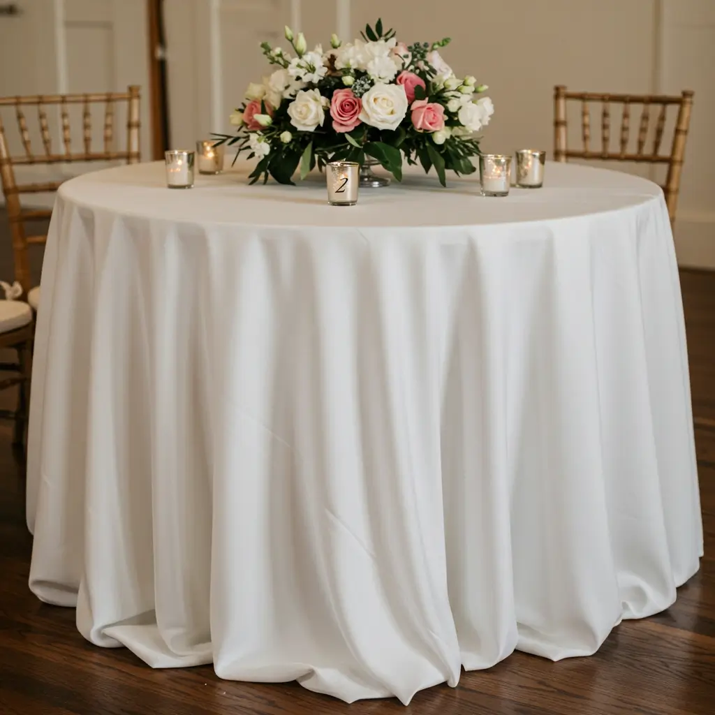 Satin Table Cloths for Glamour