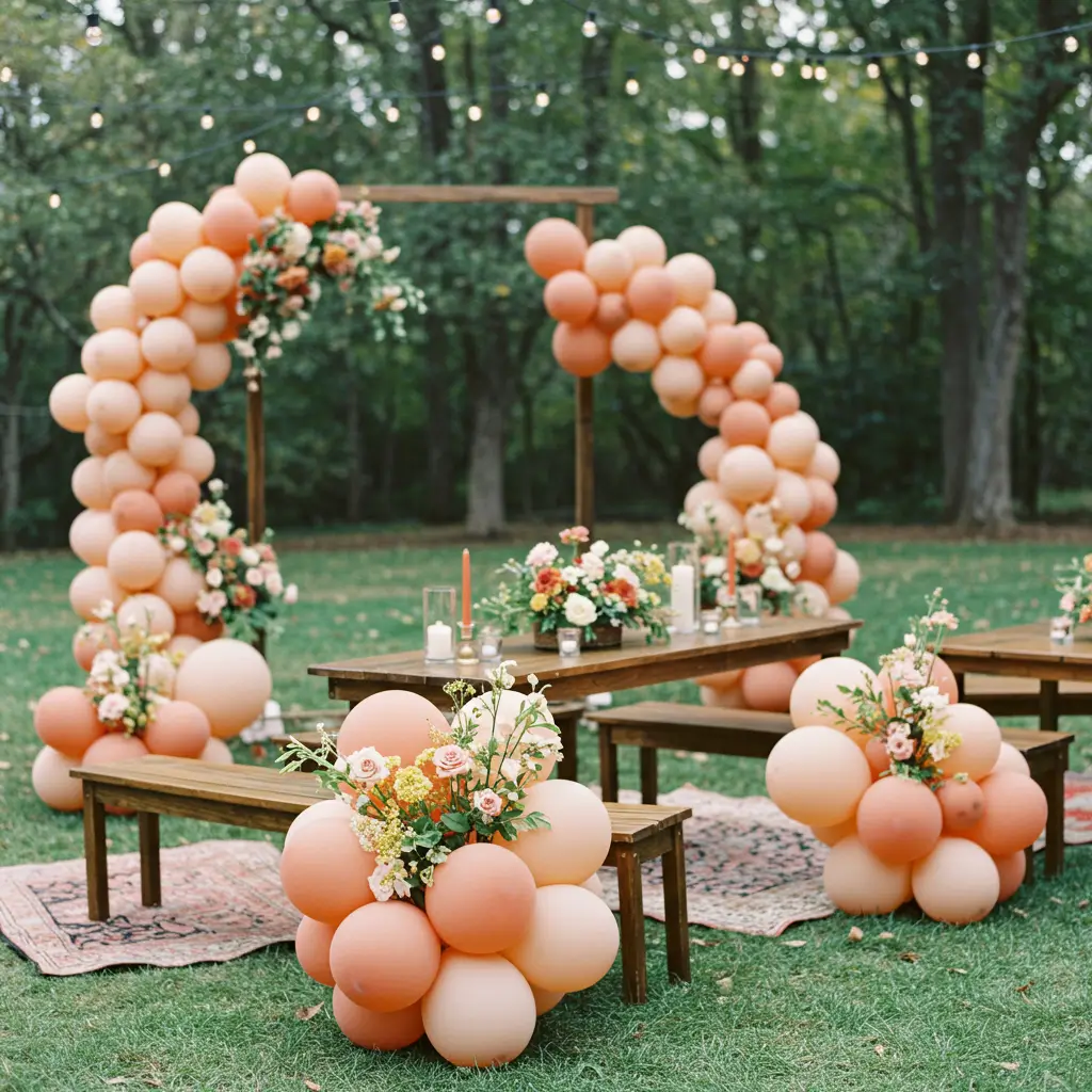  Seating Area Balloon Clusters