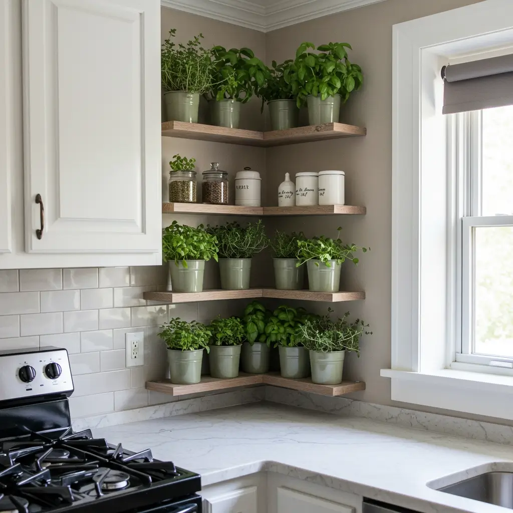 Set Up a Corner Herb Garden