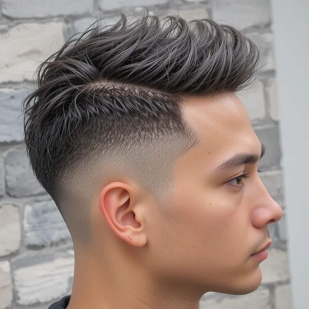 Shadow Fade with Short Sponge Twists