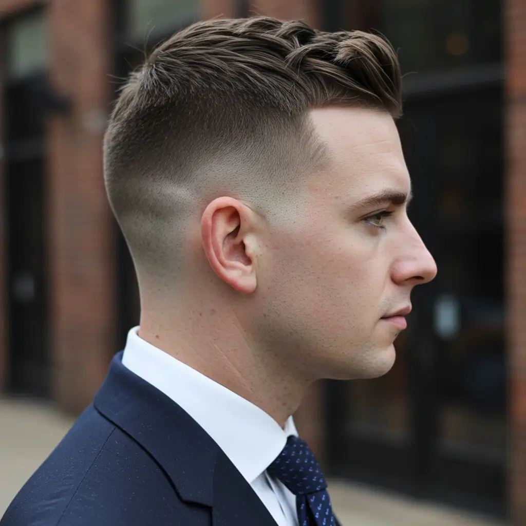 Skin Fade with High and Tight
