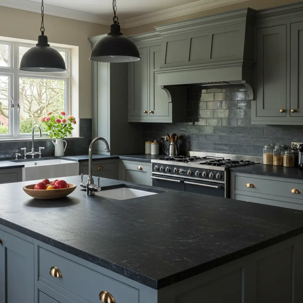 Slate Countertops for Natural Texture