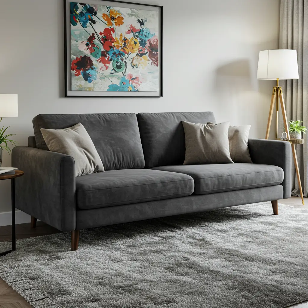 Sleeper Sofa with Ottoman Combo