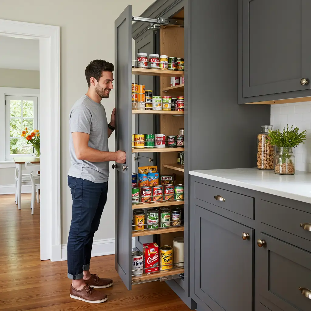 Slide-Out Pantry Cabinet