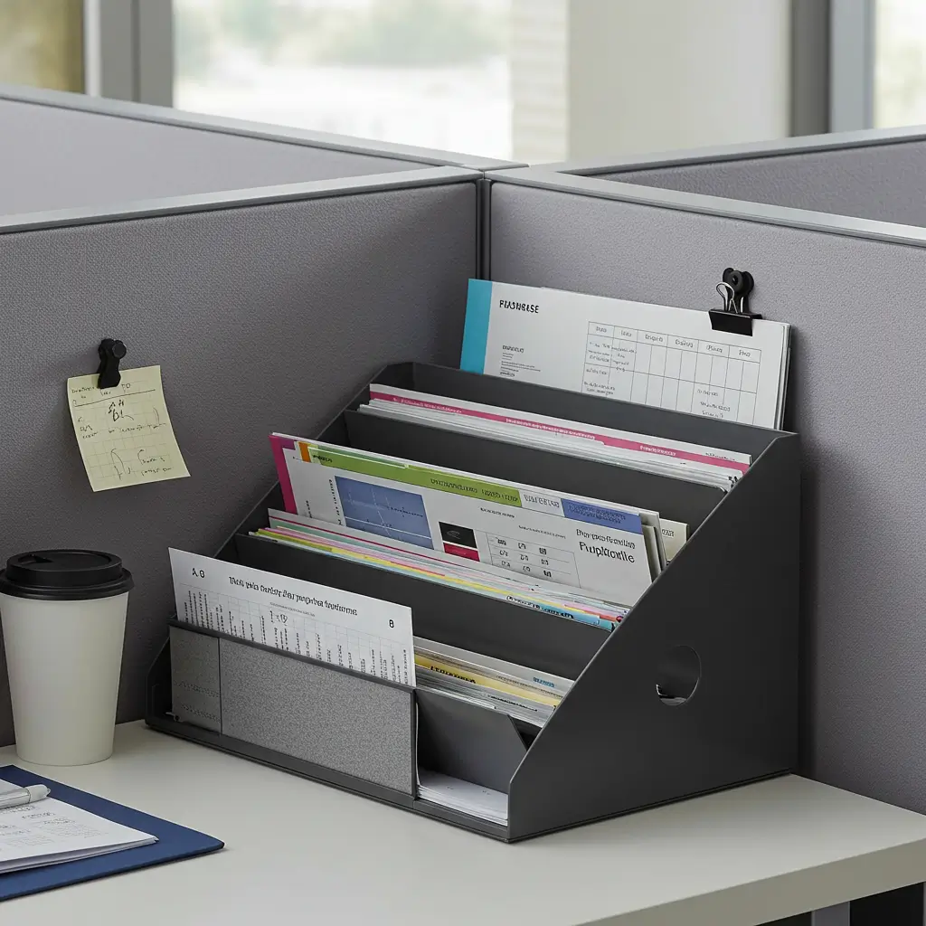 Stacked File Holders
