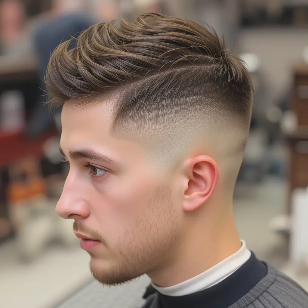 Taper Fade with Short Caesar Cut