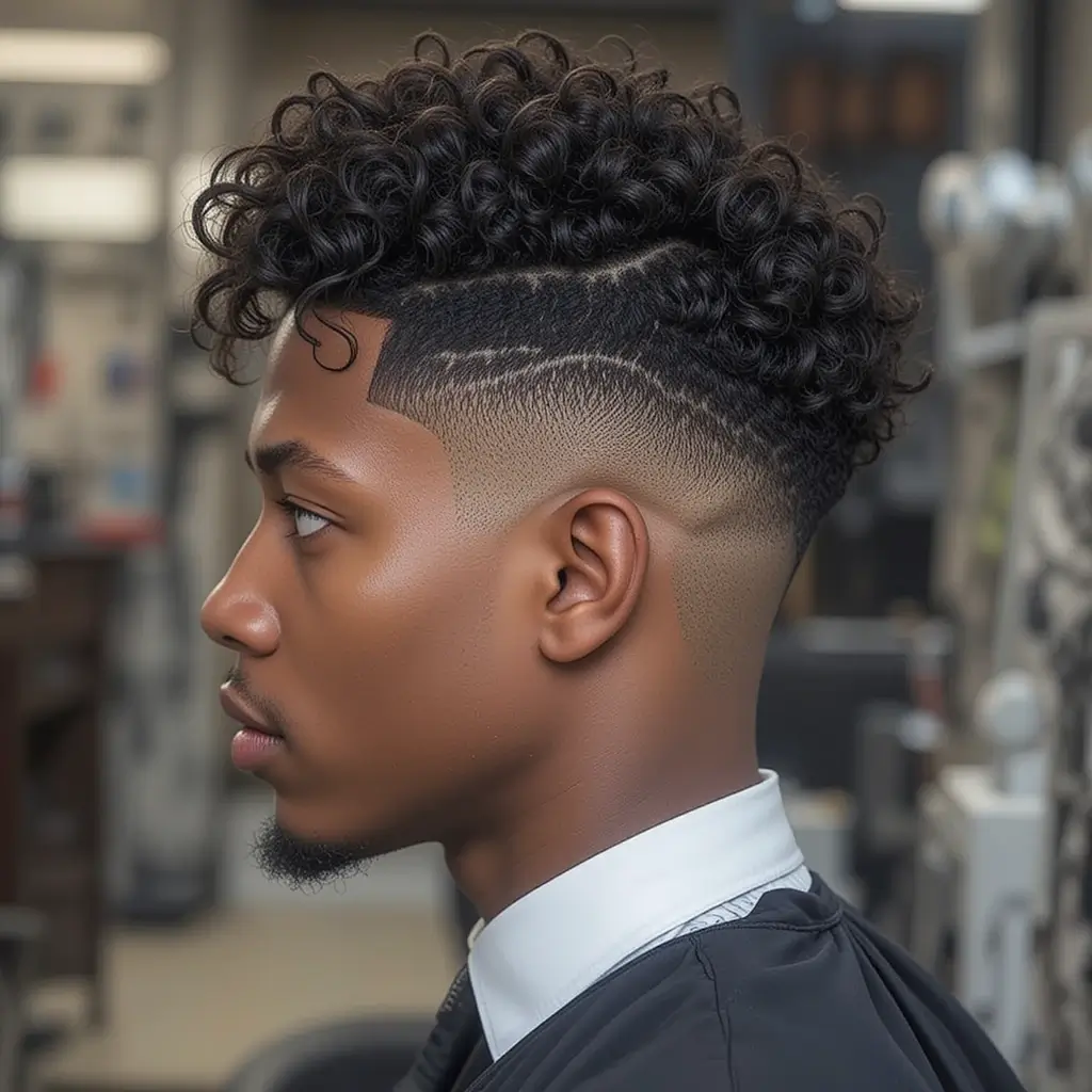 Temple Fade with Tapered Back