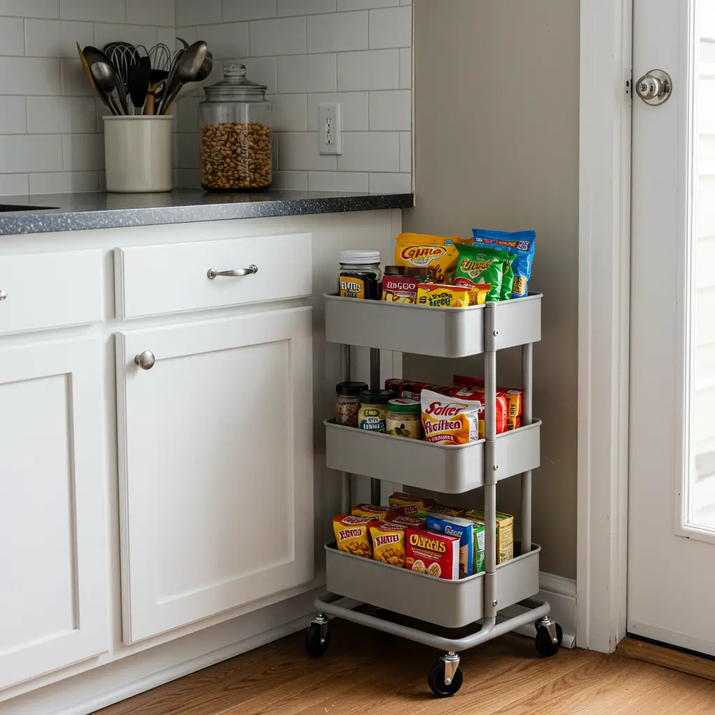 Tiered Rolling Cart