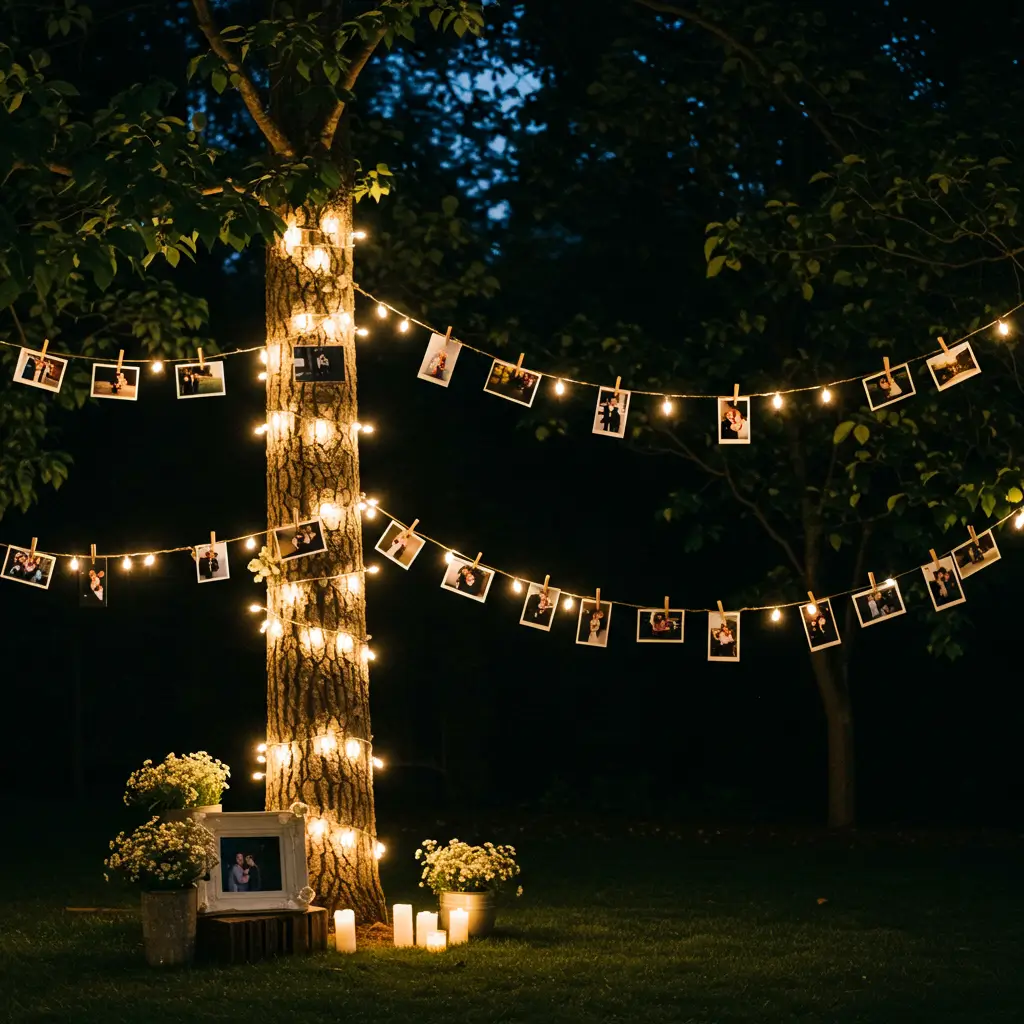 Tree-Hung Photo Memories