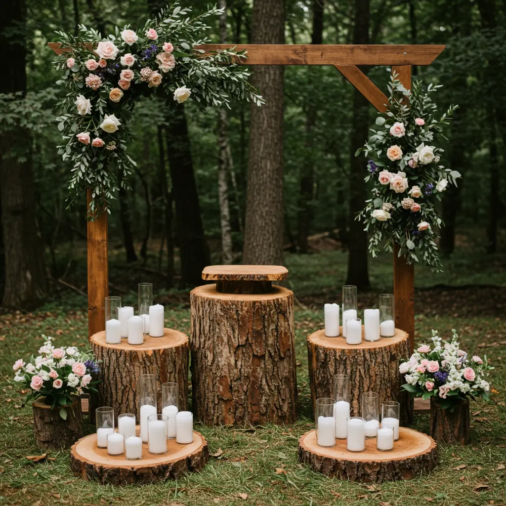 Tree Trunk Cross Section Altar