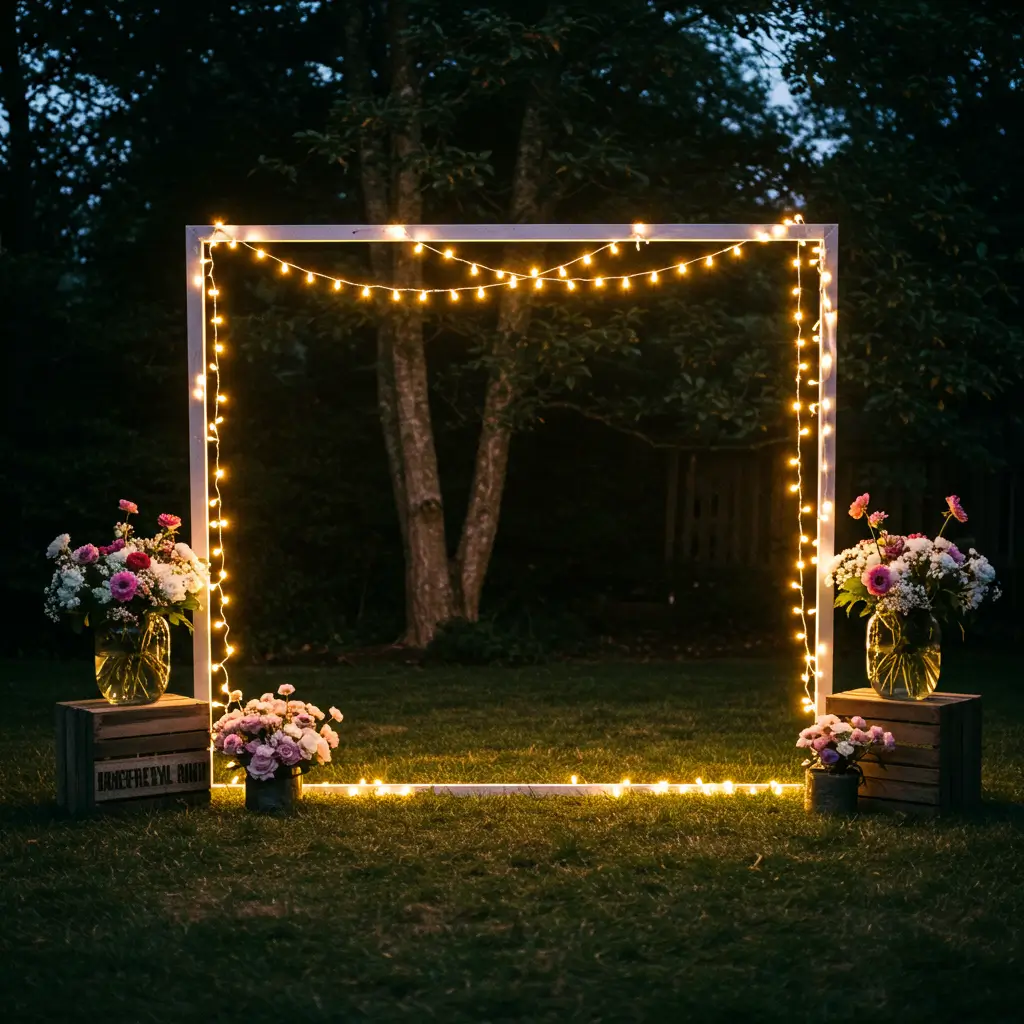 Twinkling Fairy Light Frame