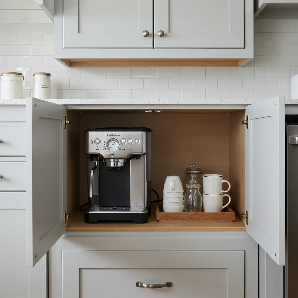Under-Cabinet Coffee Zone