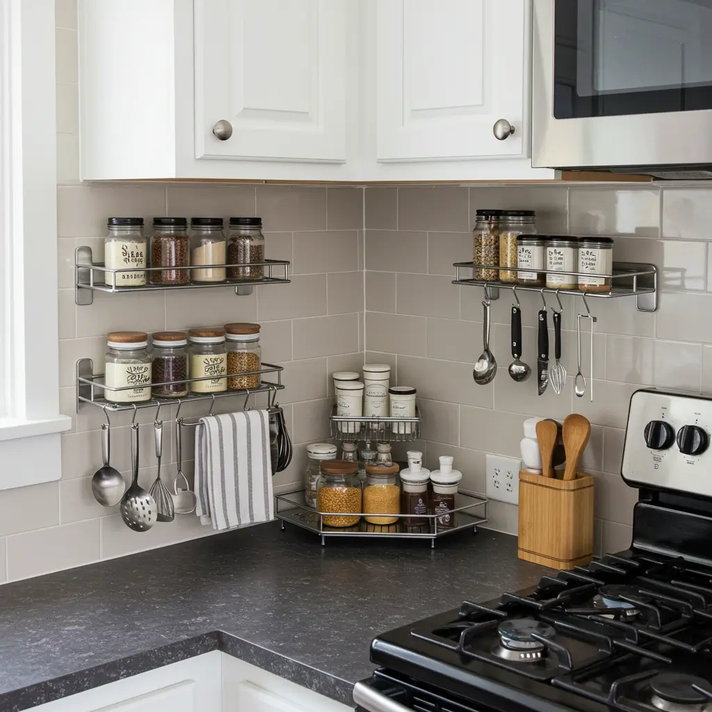 Use Magnetic Corner Organizers