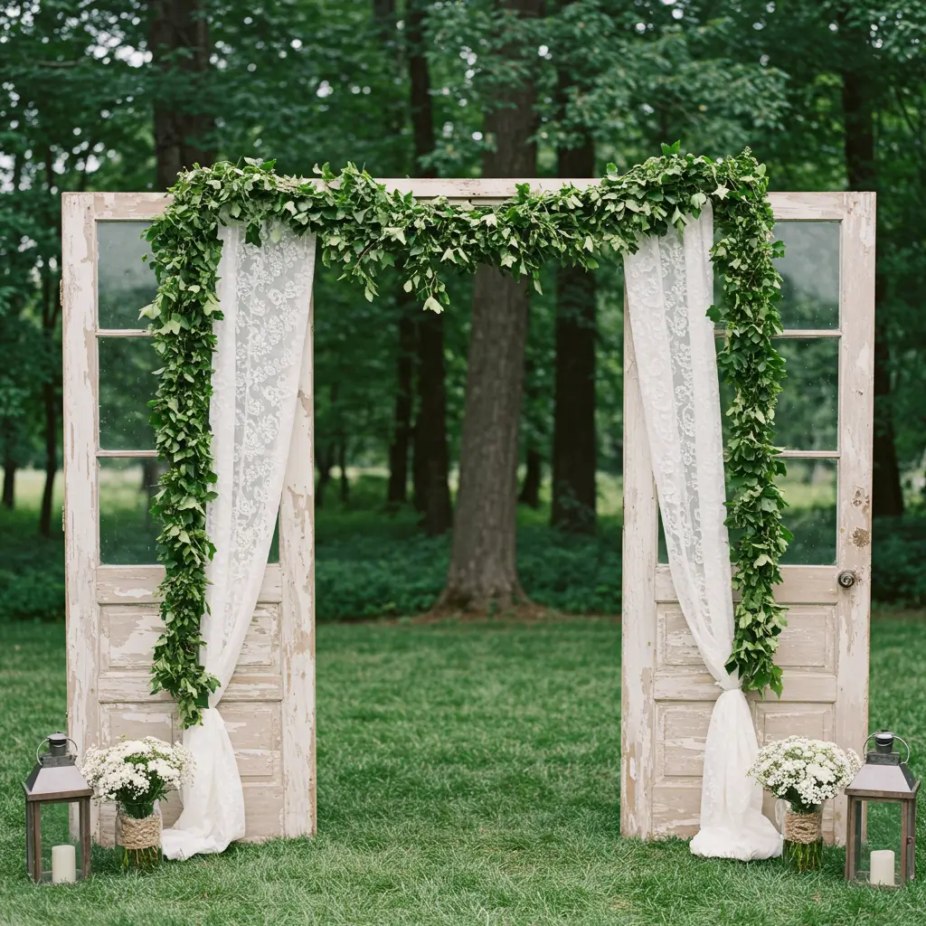 Vintage Door Frame Altar