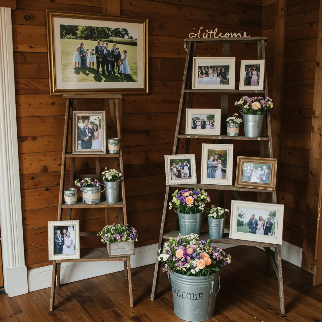 Vintage Ladder Display