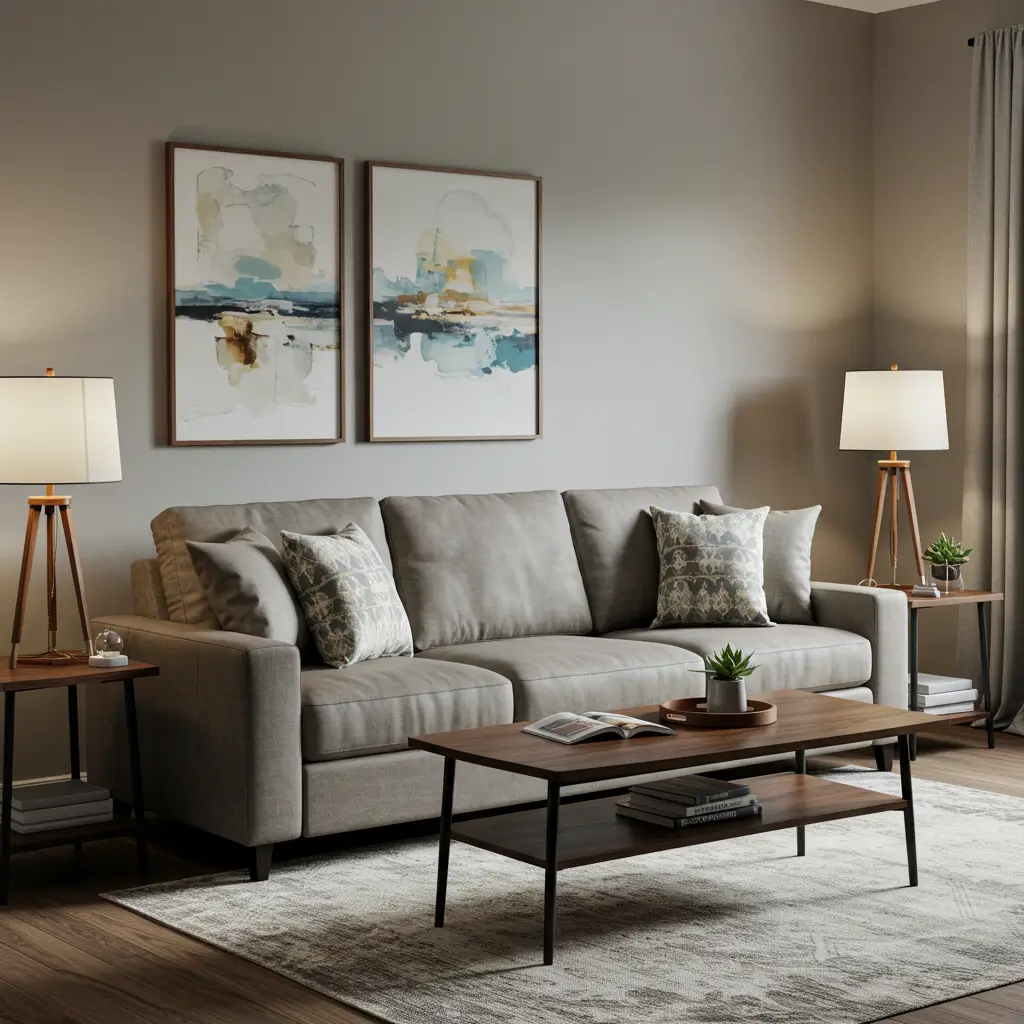 Wall-Hugging Recliner Sofa