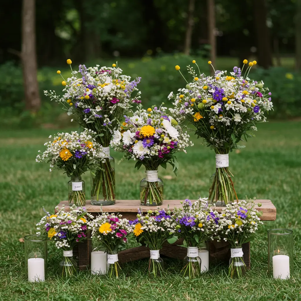 Wildflower Bouquets and Arrangements