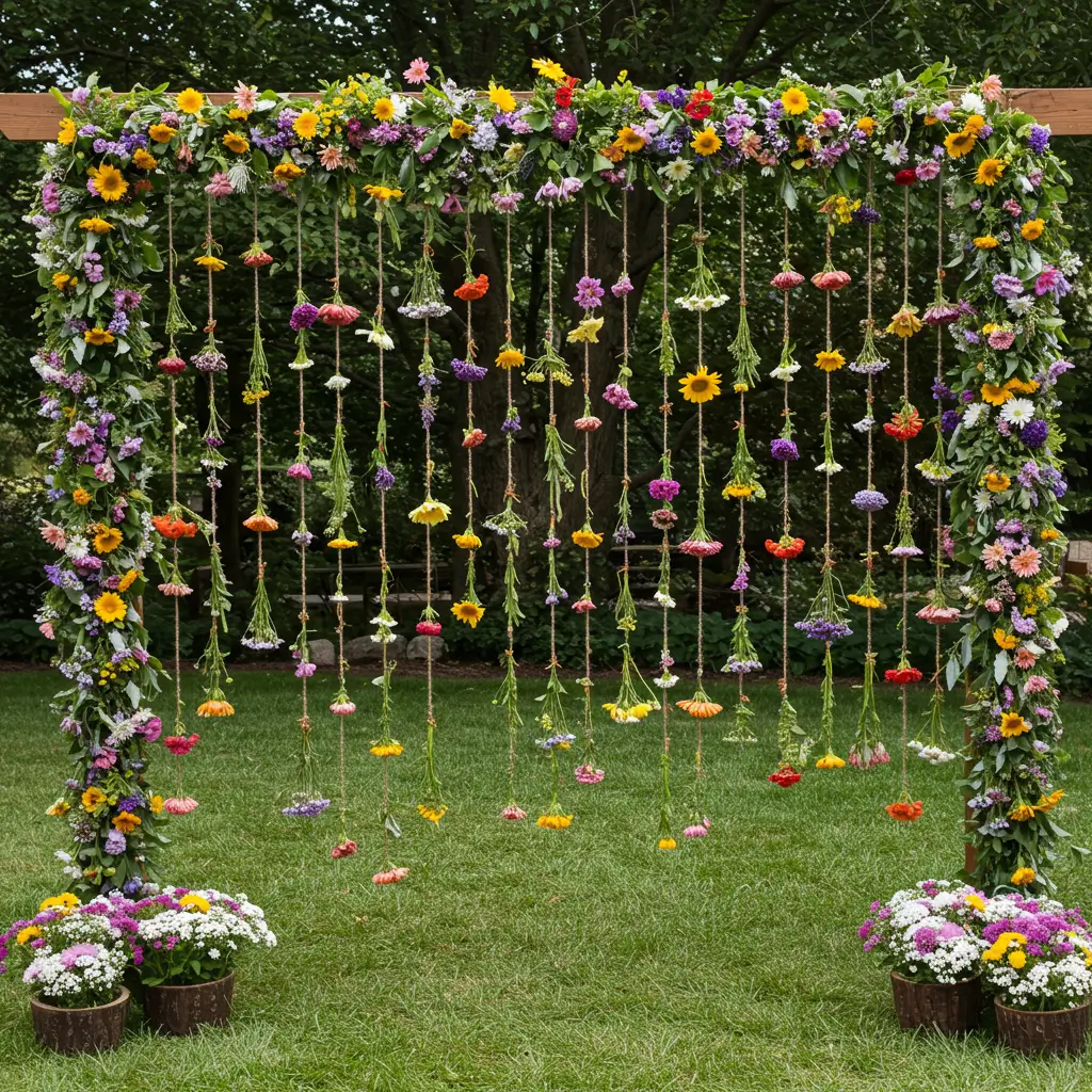 Wildflower Curtain Altar
