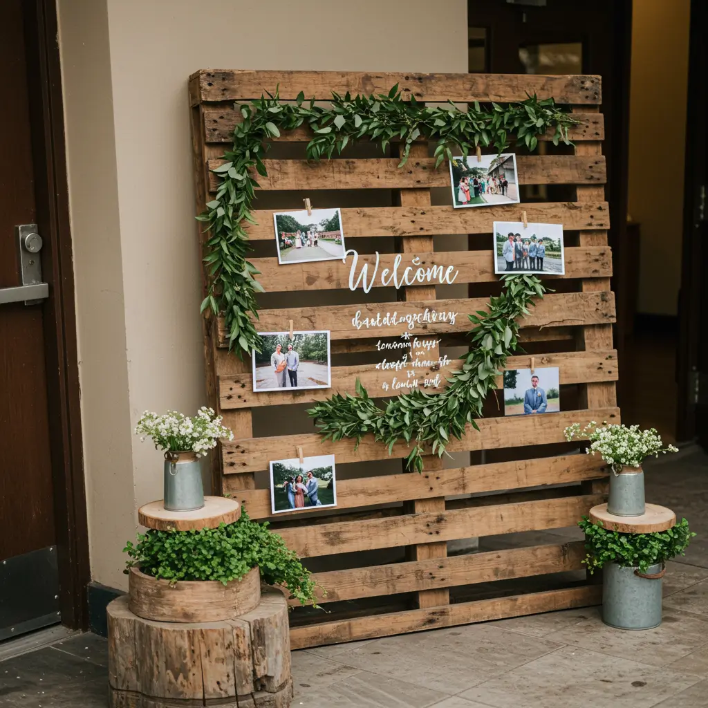 Wooden Pallet Display Board