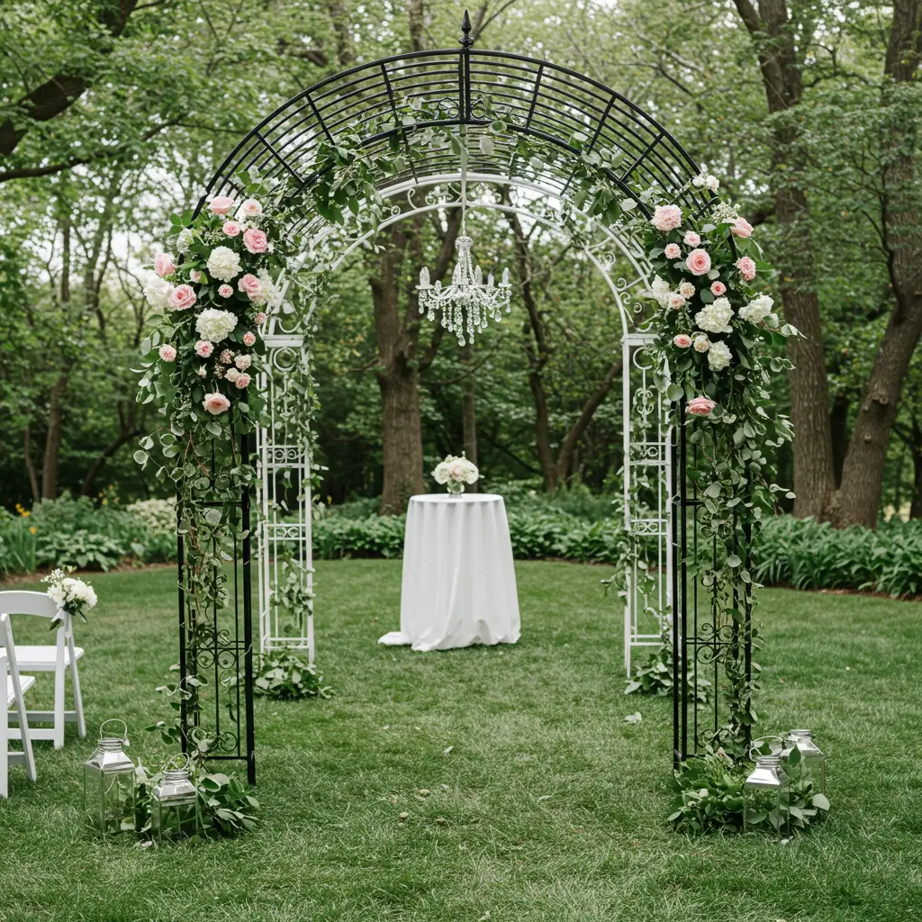 Wrought Iron Garden Arch