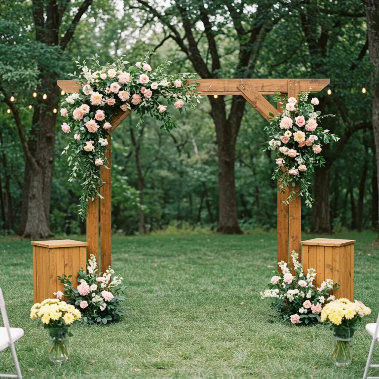 backyard wedding ideas alter