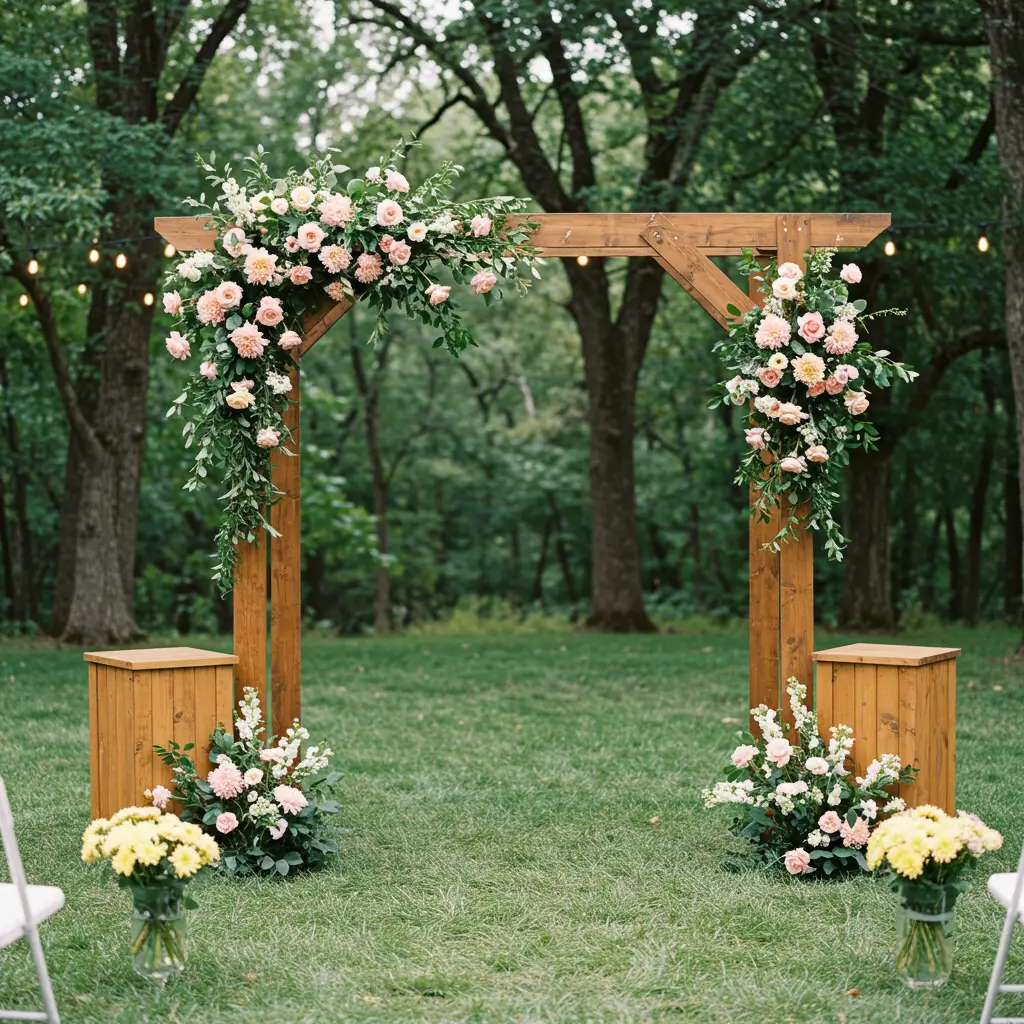 backyard wedding ideas alter