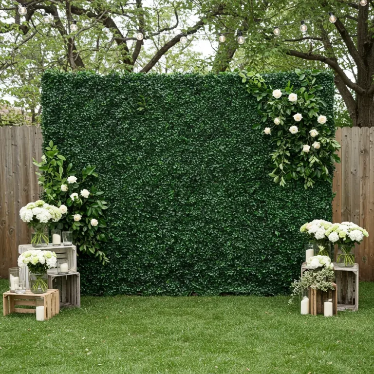 backyard wedding ideas backdrop