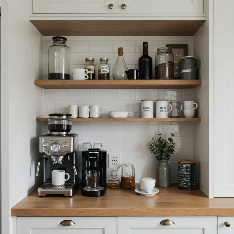 kitchen ideas for coffee station