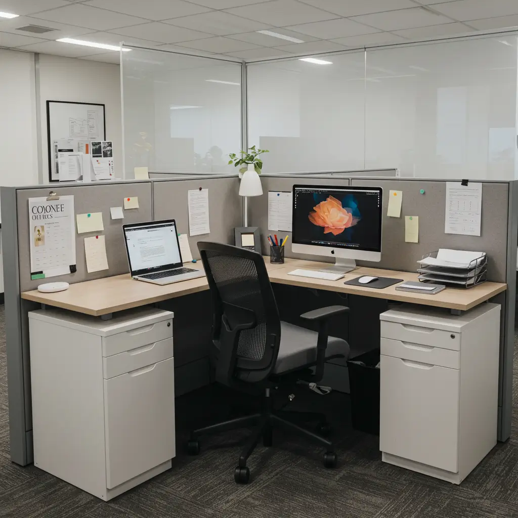 office ideas for cubicle