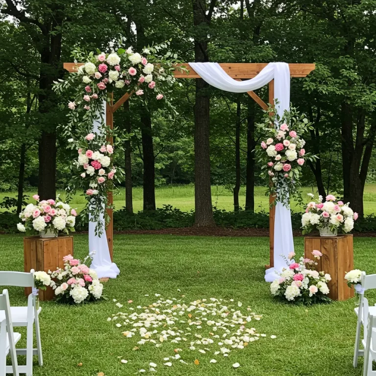 outdoor wedding ideas alter