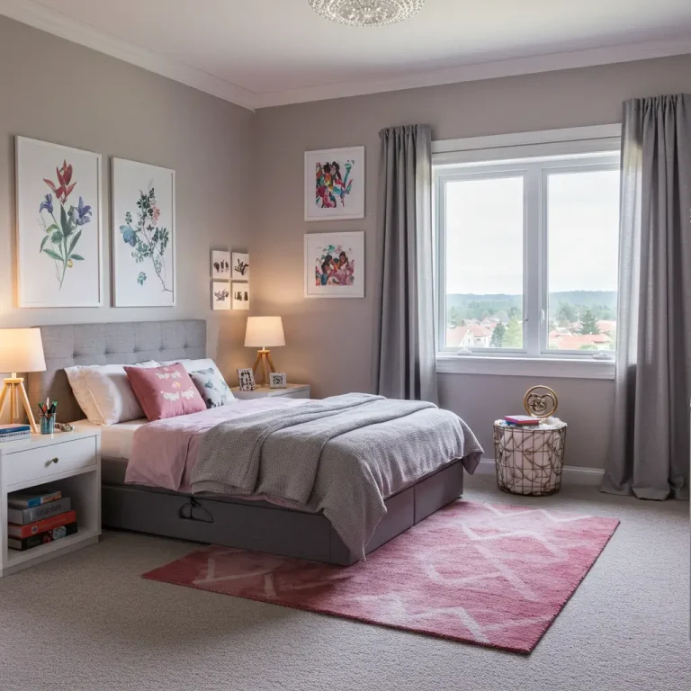 teenage bedroom hangout