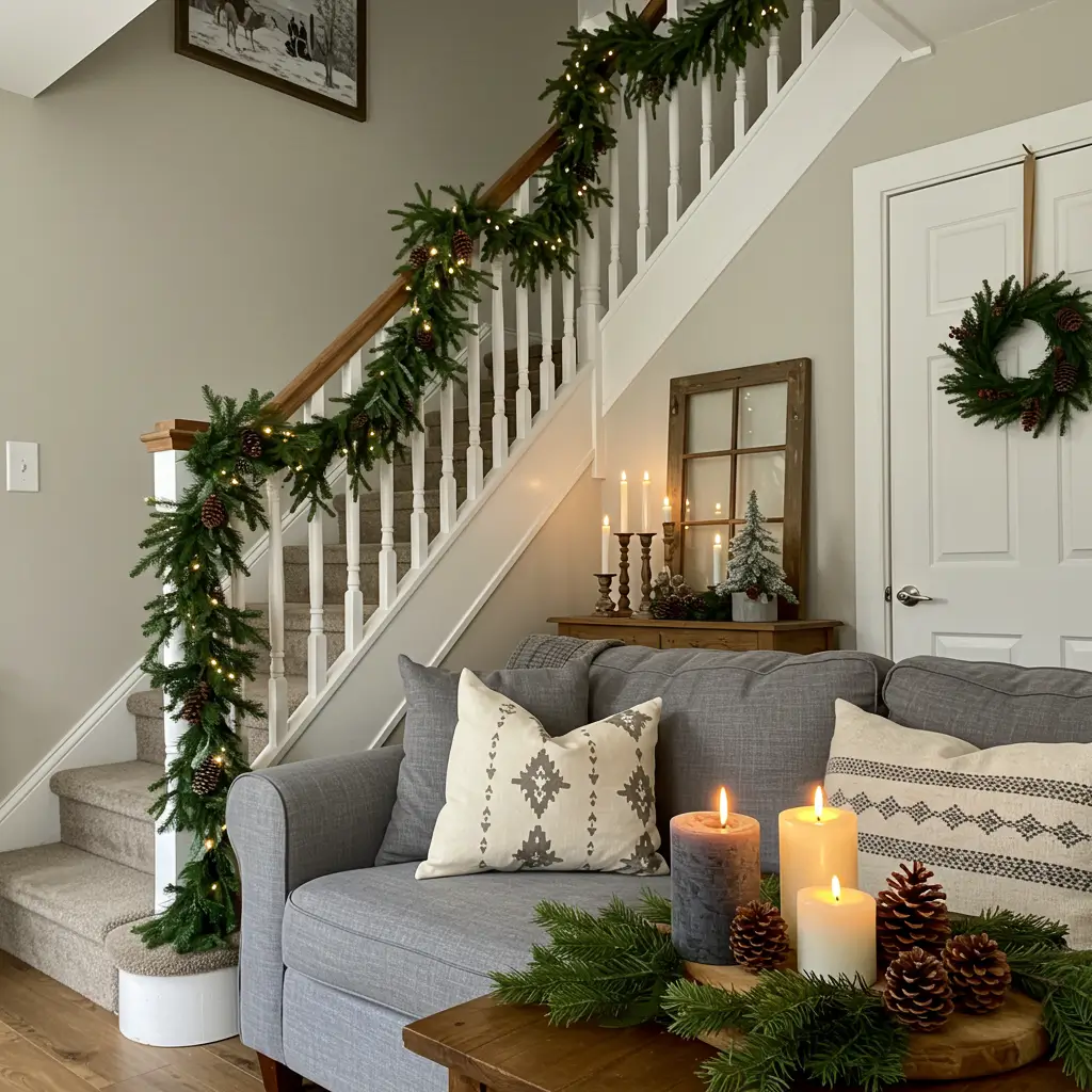 Deck the Halls—Literally (And Also the Staircase, Table, and Doors)