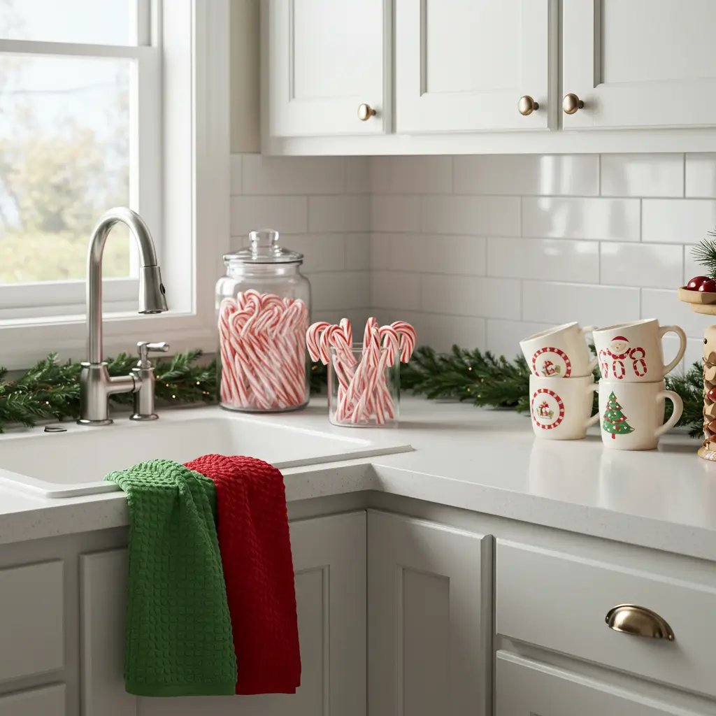 Kitchen Festivity Without the Clutter